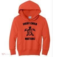 Every Child Matters Turtle Orange Day Kids Hoodie thumb 0