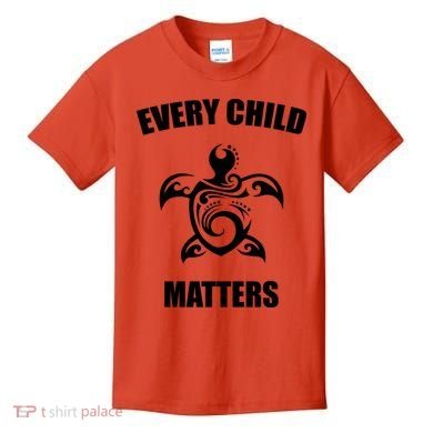 Every Child Matters Turtle Orange Day Kids T-Shirt