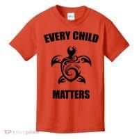 Every Child Matters Turtle Orange Day Kids T-Shirt thumb 0