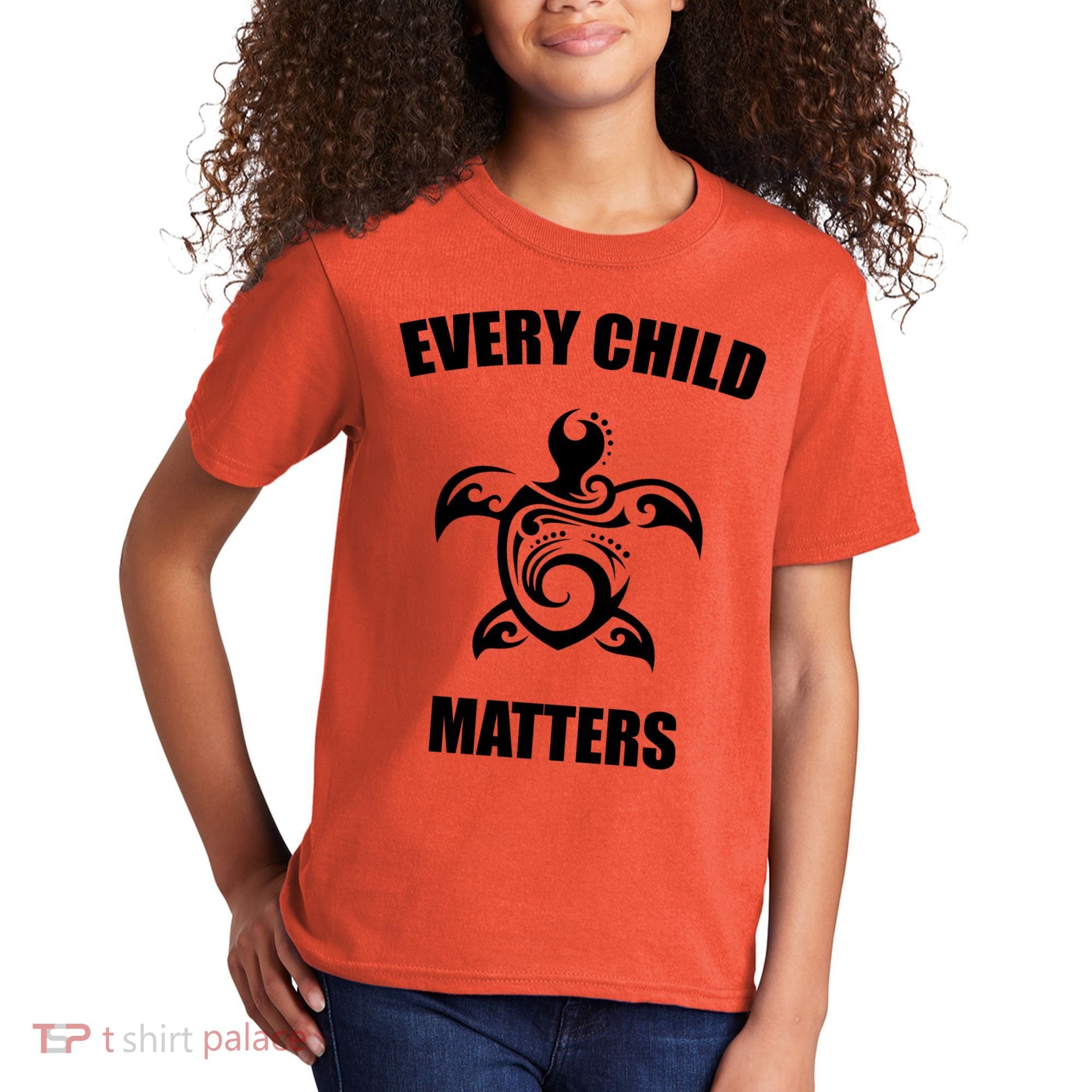 Every Child Matters Turtle Orange Day Kids T-Shirt