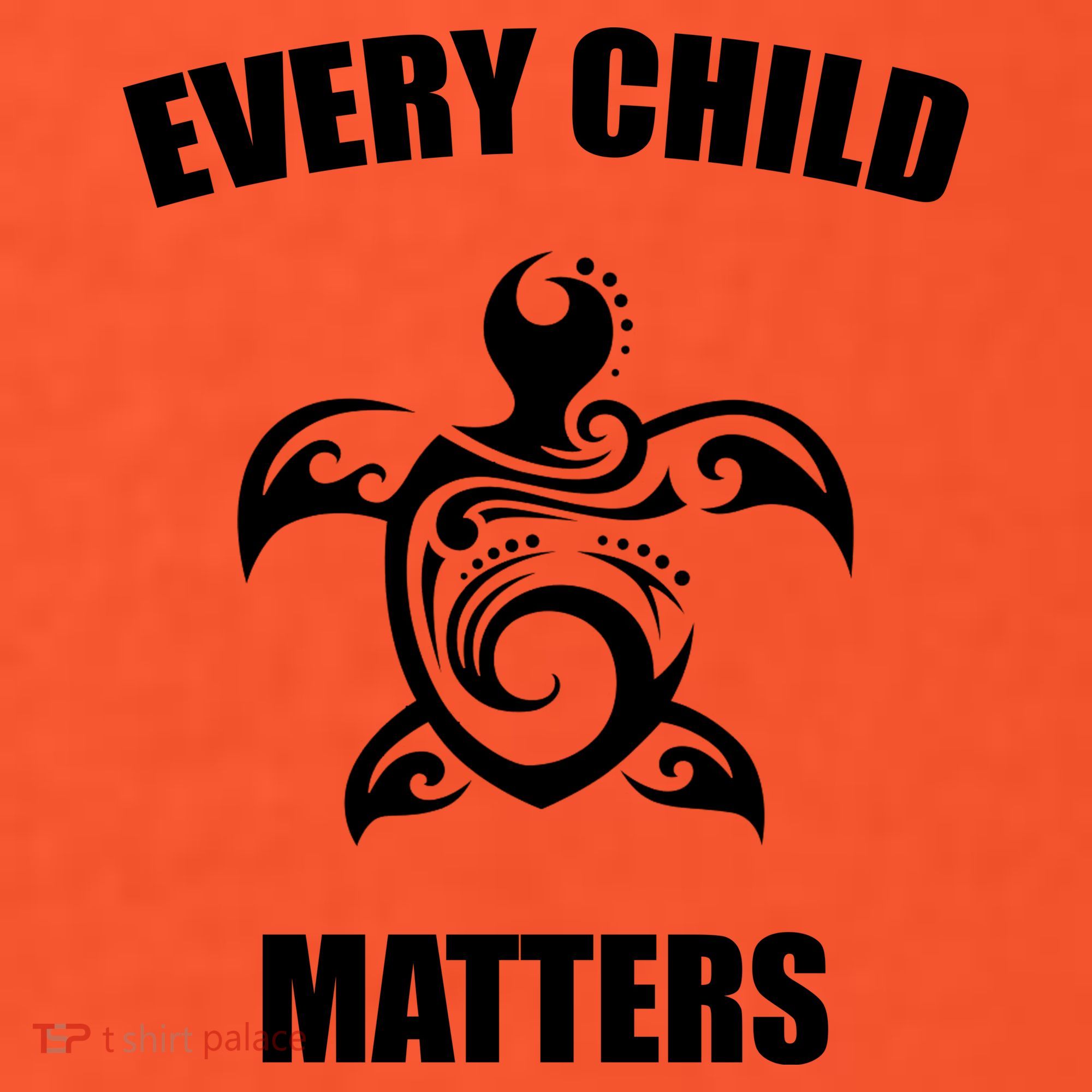 Every Child Matters Turtle Orange Day Kids T-Shirt