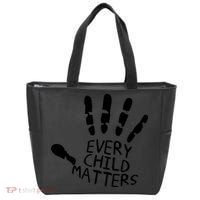 Every Child Matters Handprint Orange Day Tote Bag thumb 0