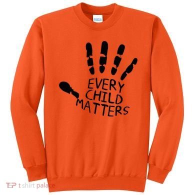 Every Child Matters Handprint Orange Day Sweatshirt