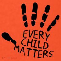 Every Child Matters Handprint Orange Day Button thumb 1