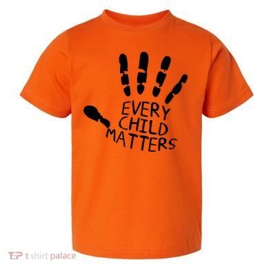 Every Child Matters Handprint Orange Day Toddler T-Shirt