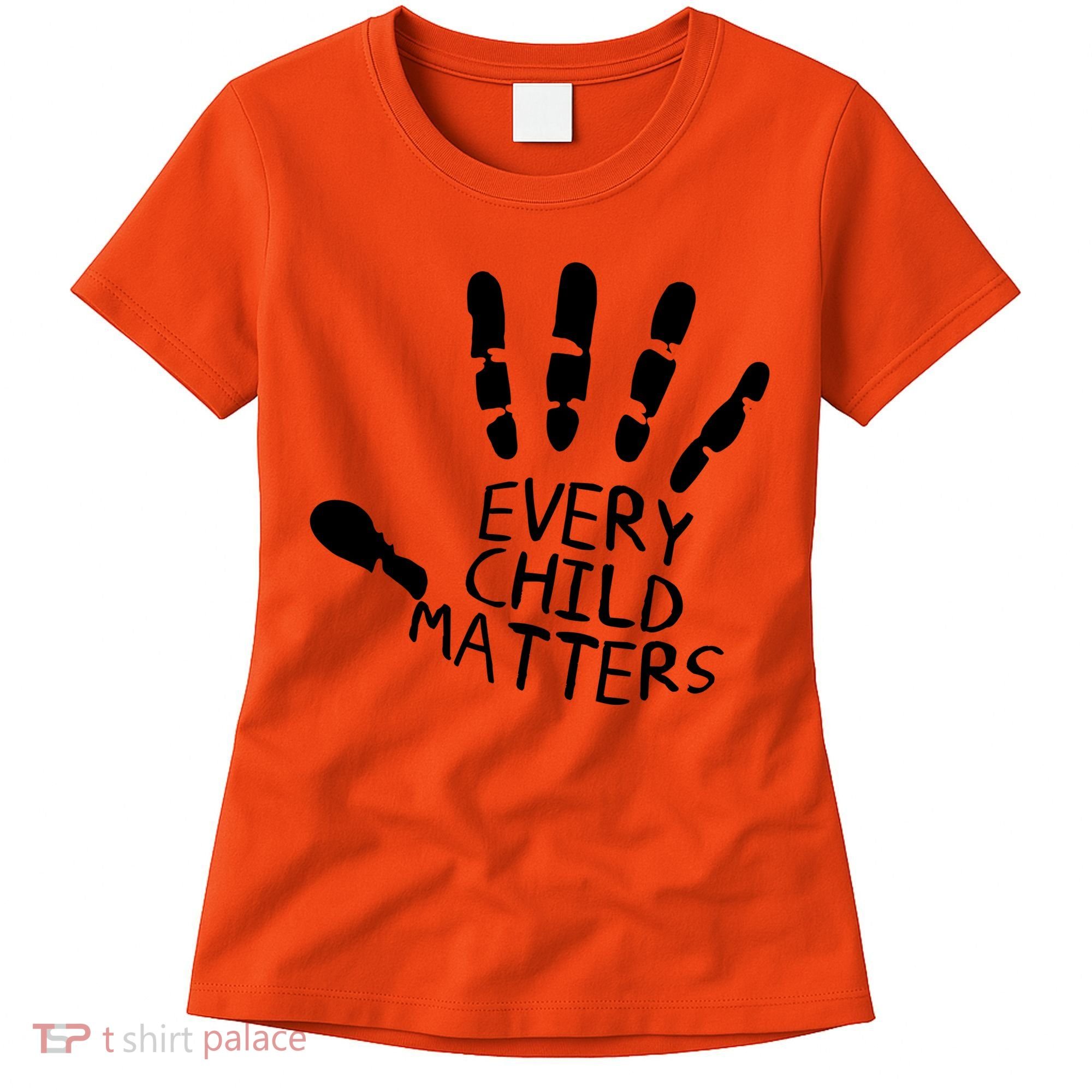Every Child Matters Handprint Orange Day Women's T-Shirt