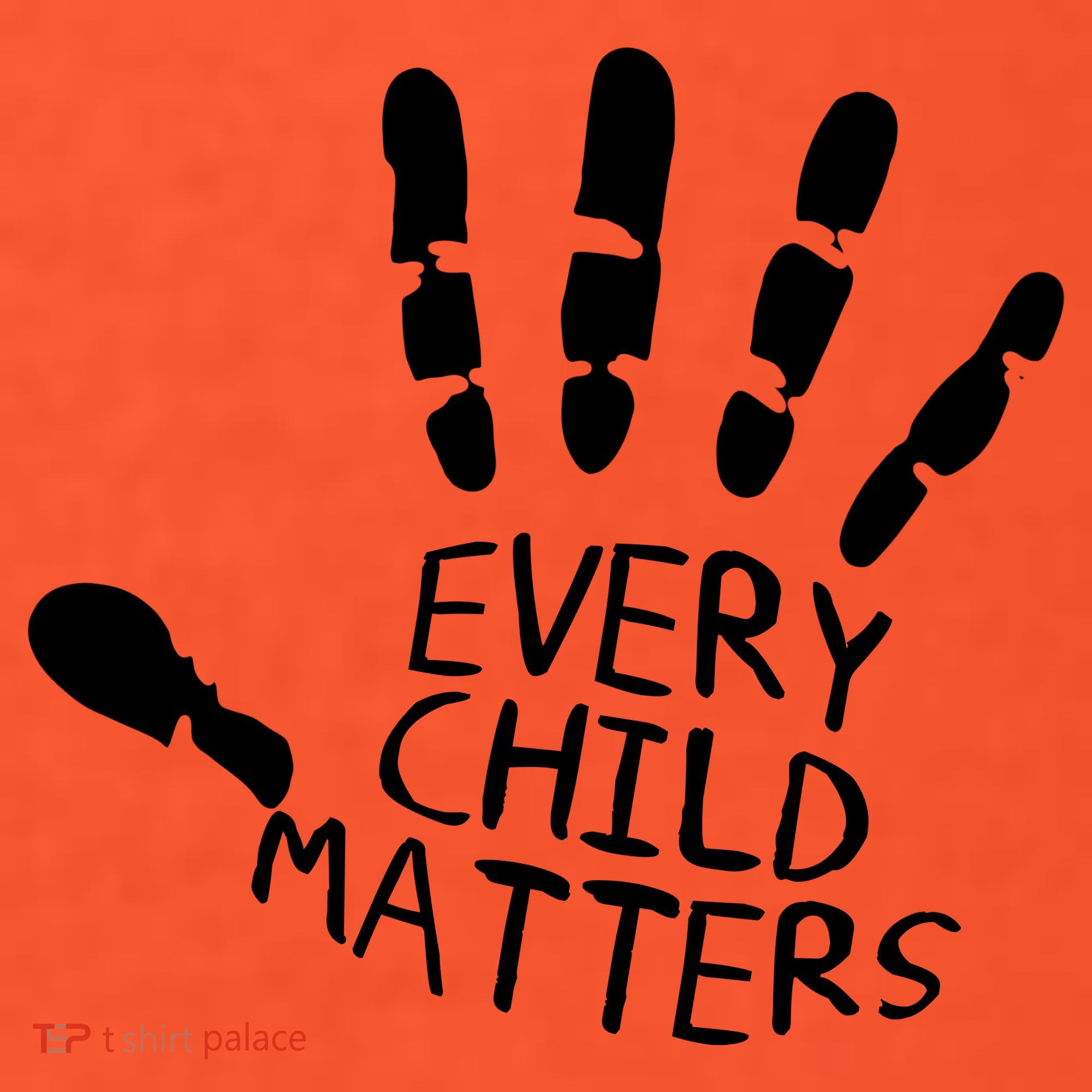 Every Child Matters Handprint Orange Day Women's T-Shirt