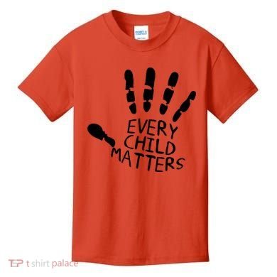 Every Child Matters Handprint Orange Day Kids T-Shirt