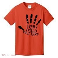 Every Child Matters Handprint Orange Day Kids T-Shirt thumb 0