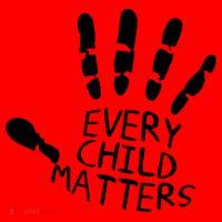 Every Child Matters Handprint Orange Day Santa Hat thumb 1