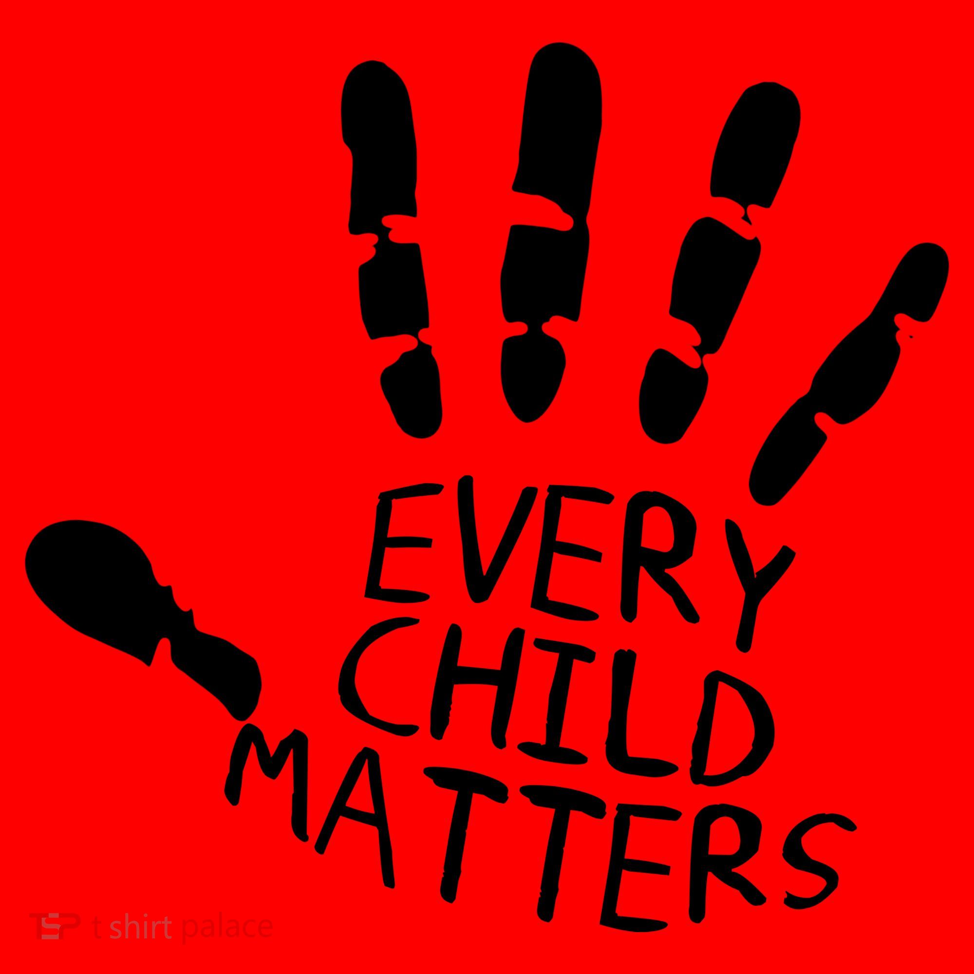 Every Child Matters Handprint Orange Day Santa Hat