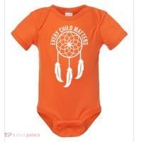 Every Child Matters Orange Day Baby Bodysuit thumb 0