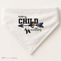 Every Child Matter Funny USA-Made Doggie Bandana thumb 0