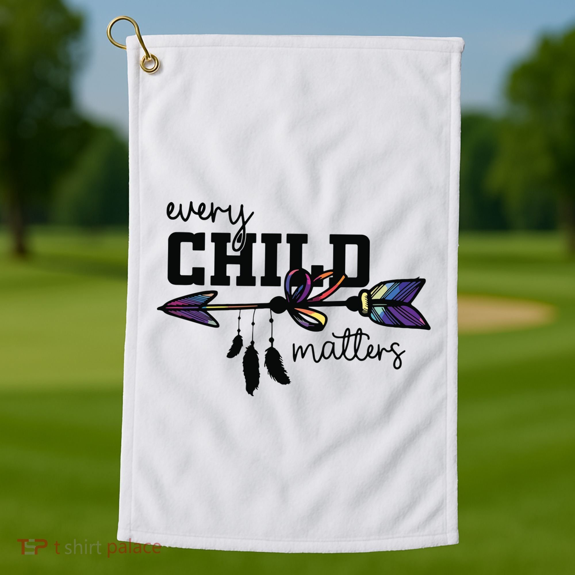 Every Child Matter Funny Golf Towel
