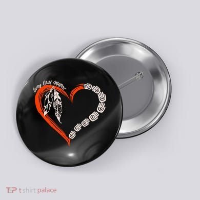 Every Child Matters Native American Pattern Button