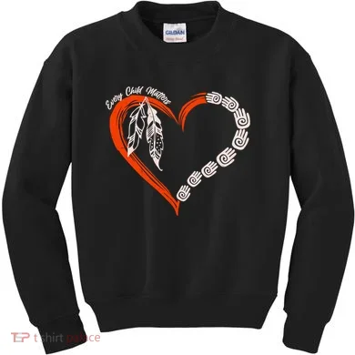 Every Child Matters Native American Pattern Kids Sweatshirt
