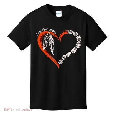 Every Child Matters Native American Pattern Kids T-Shirt