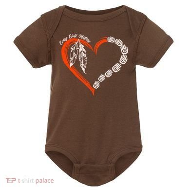 Every Child Matters Native American Pattern Baby Bodysuit