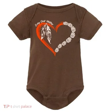 Every Child Matters Native American Pattern Baby Bodysuit