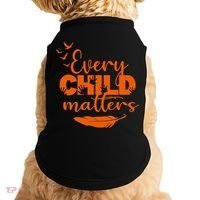Every Child Matters Orange Canada Children Matter Doggie Tank thumb 0