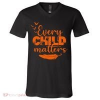 Every Child Matters Orange Canada Children Matter V-Neck T-Shirt thumb 0