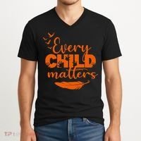 Every Child Matters Orange Canada Children Matter V-Neck T-Shirt thumb 2