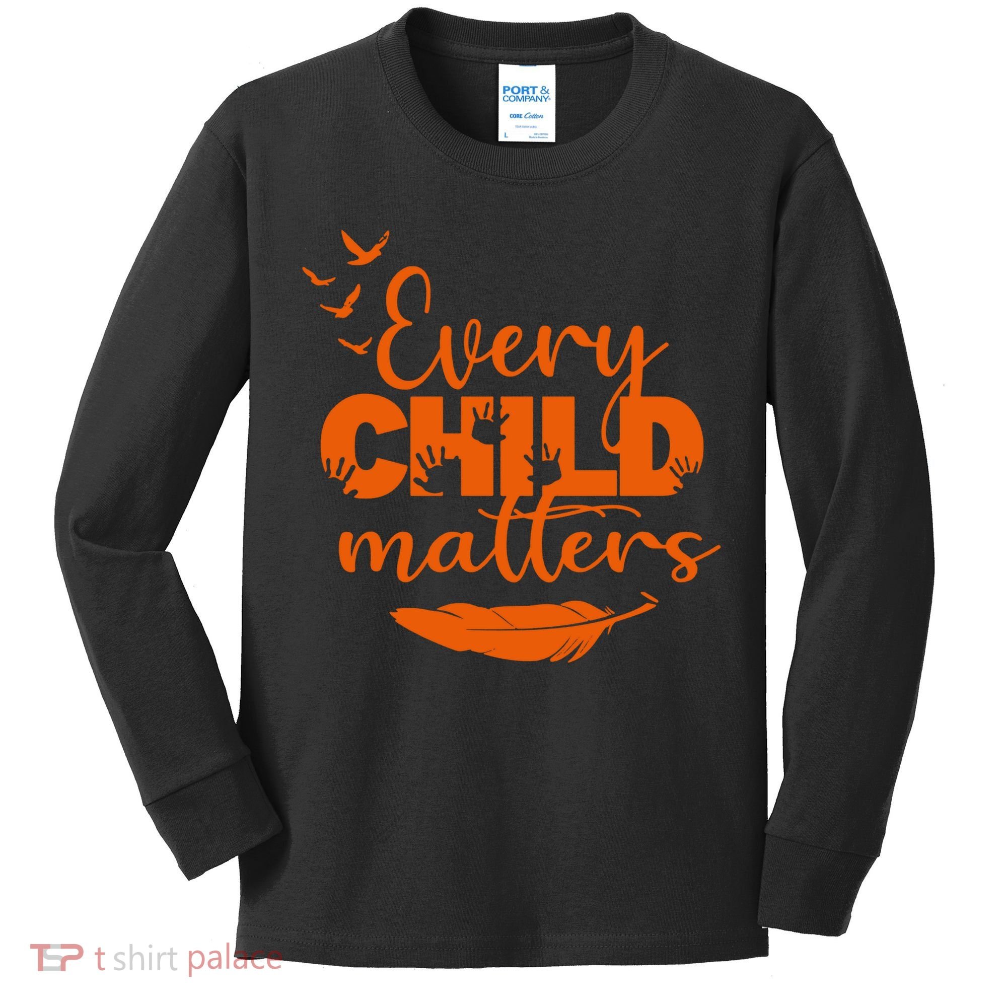 Every Child Matters Orange Canada Children Matter Kids Long Sleeve Shirt
