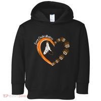 Every Child Matters Wear Orange Feather Heart Toddler Hoodie thumb 0