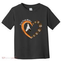 Every Child Matters Wear Orange Feather Heart Toddler T-Shirt thumb 0