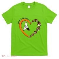 Every Child Matters Wear Orange Feather Heart T-Shirt thumb 0