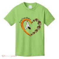 Every Child Matters Wear Orange Feather Heart Kids T-Shirt thumb 0