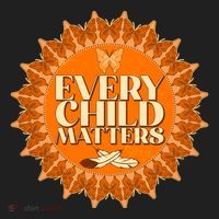 Every Child Matters Orange Butterfly Sun Flower Women's Sweatshirt thumb 2