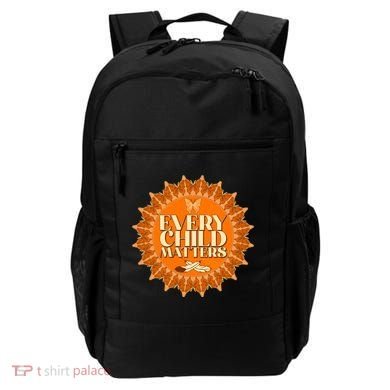Every Child Matters Orange Butterfly Sun Flower Backpack