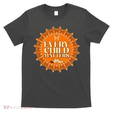 Every Child Matters Orange Butterfly Sun Flower T-Shirt