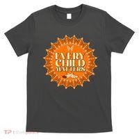 Every Child Matters Orange Butterfly Sun Flower T-Shirt thumb 0