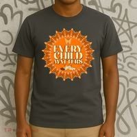 Every Child Matters Orange Butterfly Sun Flower T-Shirt thumb 3