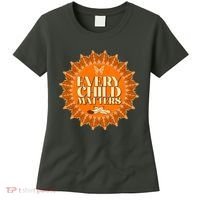 Every Child Matters Orange Butterfly Sun Flower Women's T-Shirt thumb 0
