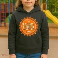 Every Child Matters Orange Butterfly Sun Flower Kids Hoodie thumb 3