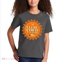 Every Child Matters Orange Butterfly Sun Flower Kids T-Shirt thumb 2