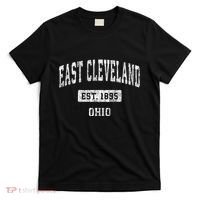 East Cleveland Ohio Oh Vintage Sports Established T-Shirt thumb 0