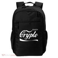 Enjoy Crypto Retro Cryptocurrency Bitcoin Backpack thumb 0
