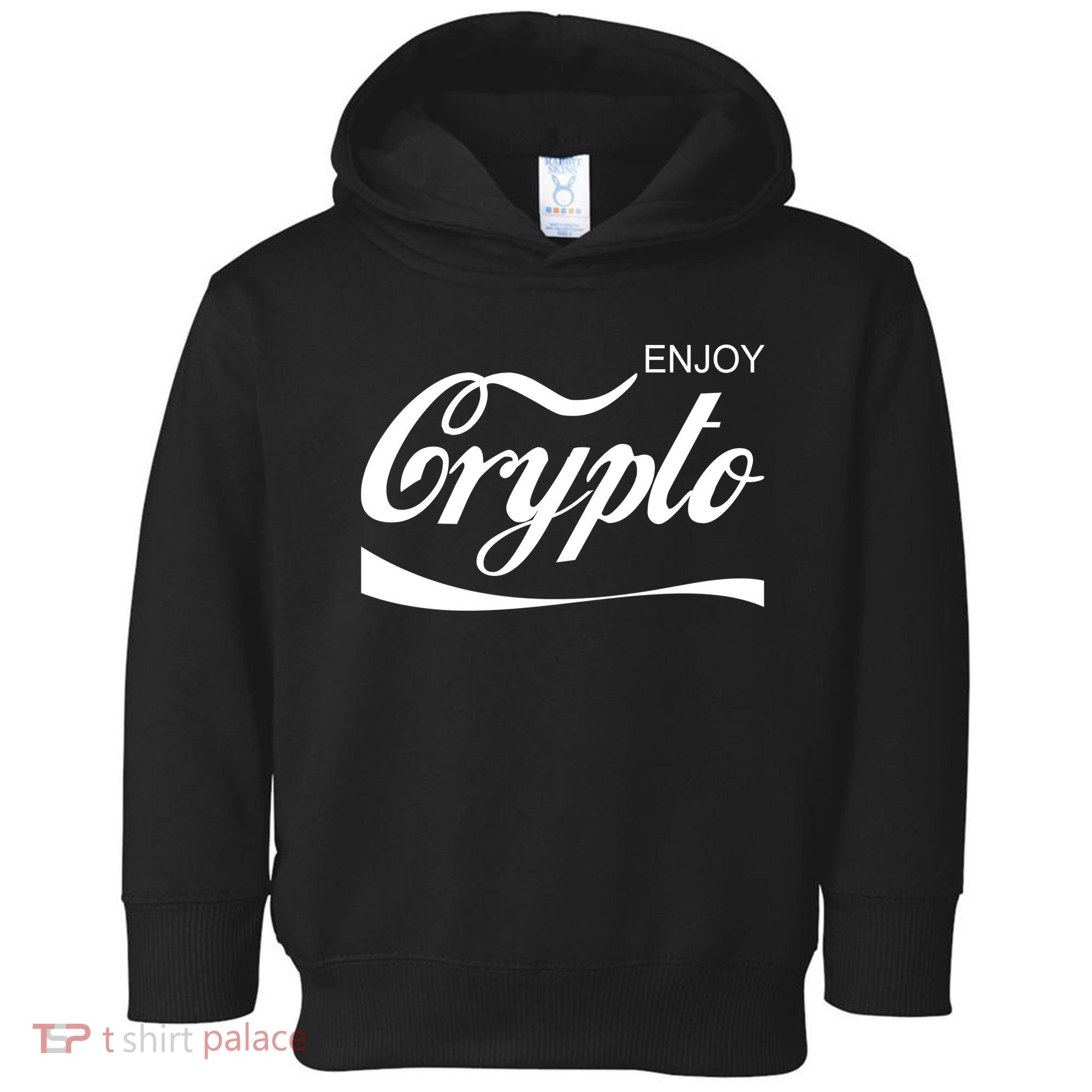 Enjoy Crypto Retro Cryptocurrency Bitcoin Toddler Hoodie
