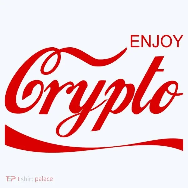 Enjoy Crypto Retro Cryptocurrency Bitcoin Doggie Tank