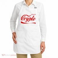 Enjoy Crypto Retro Cryptocurrency Bitcoin Apron thumb 2