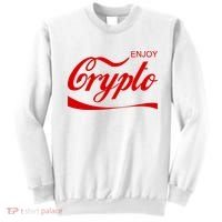 Enjoy Crypto Retro Cryptocurrency Bitcoin Sweatshirt thumb 0