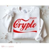 Enjoy Crypto Retro Cryptocurrency Bitcoin Sweatshirt thumb 2