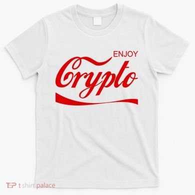 Enjoy Crypto Retro Cryptocurrency Bitcoin T-Shirt