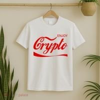Enjoy Crypto Retro Cryptocurrency Bitcoin T-Shirt thumb 2