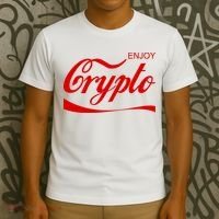Enjoy Crypto Retro Cryptocurrency Bitcoin T-Shirt thumb 3