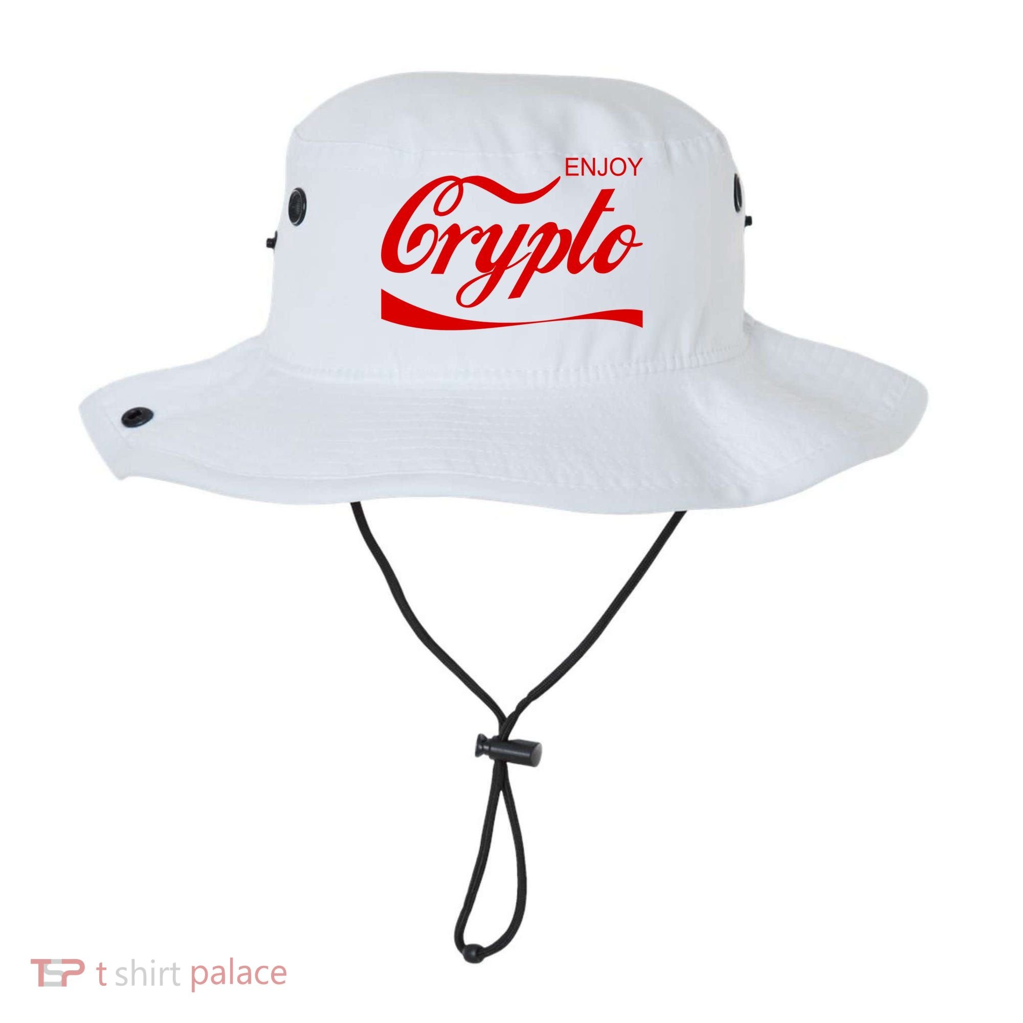 Enjoy Crypto Retro Cryptocurrency Bitcoin Bucket Hat